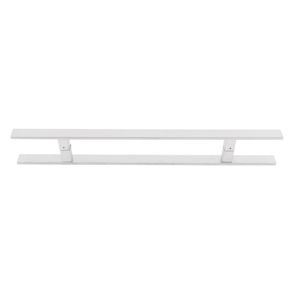 Stainless Steel Double Sided Push Pull Door Handle, H-shaped Door Pull Handle