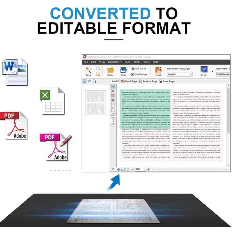 Joyusing L140 Document Scanner and Camera 14 MP HD Camera USB Plug and Play