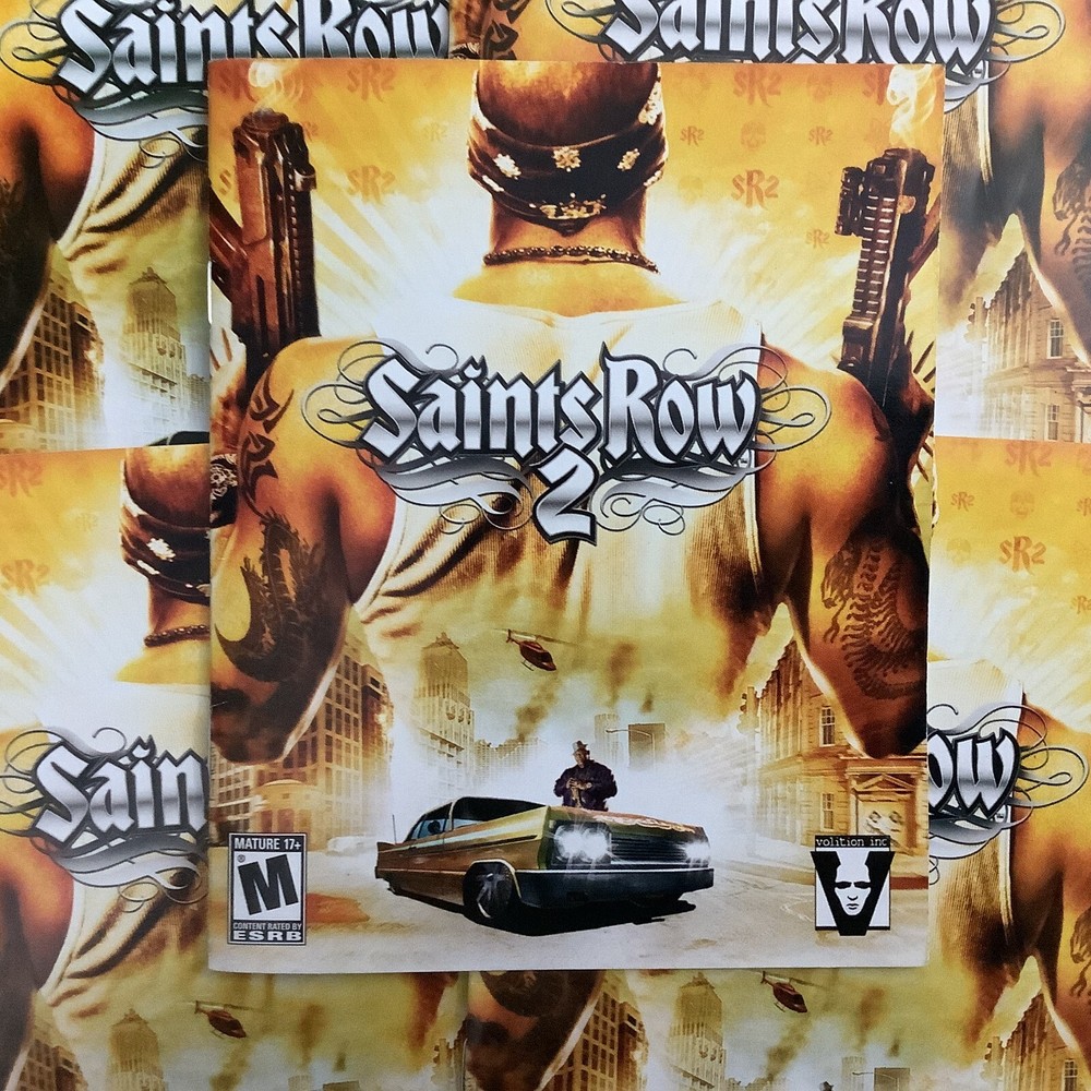 Saints Row 2 PS3 PlayStation 3 Instruction Manual Only