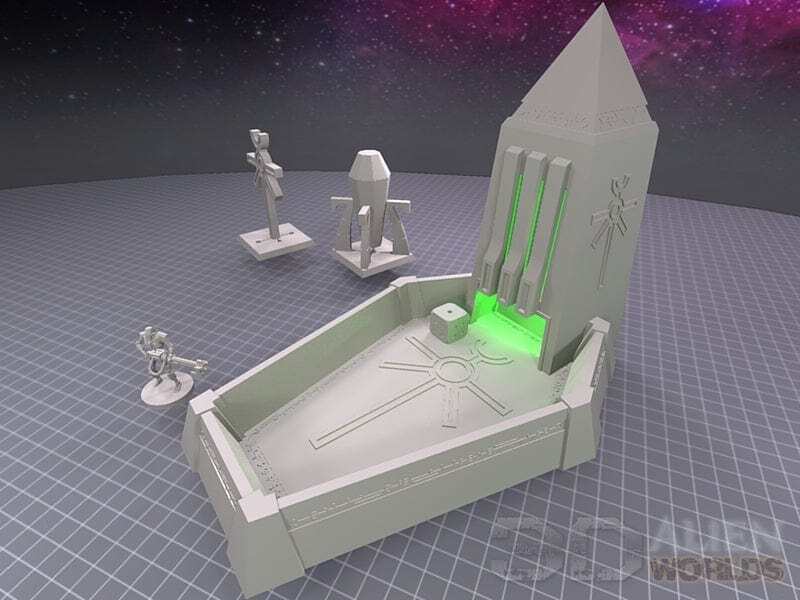 Necrontyr Dice Tower - Grimdark Wargaming Tabletop