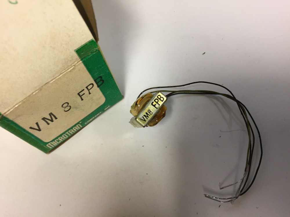 VM8-FPB      MICROTRAN VERI MINI   TRANSFORMER 1250 PRI 3.4 SEC  NOS