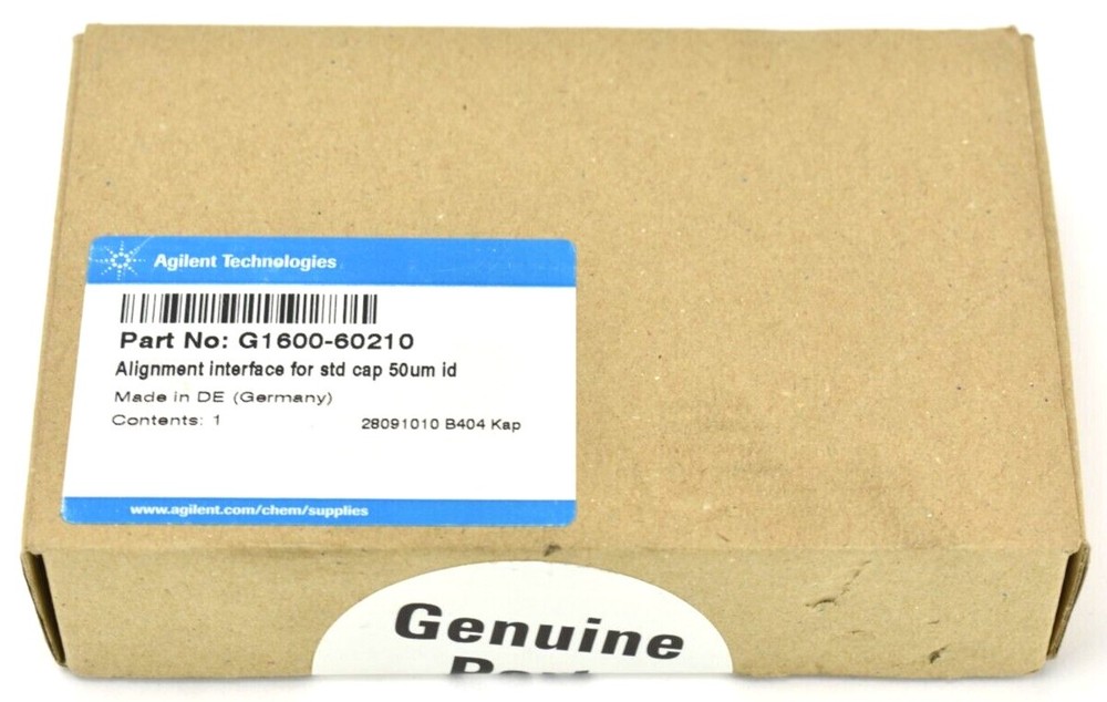 Agilent Technologies G1600-60210 Alignment Interface For STD Cap 50um Id