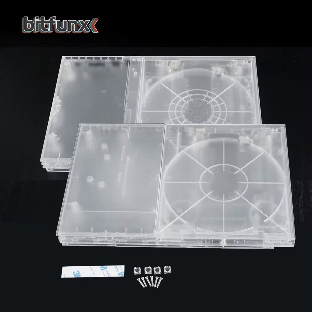 Playstation 2 Slim PS2 Full Replacement Console Shell Housing Transparent Clear