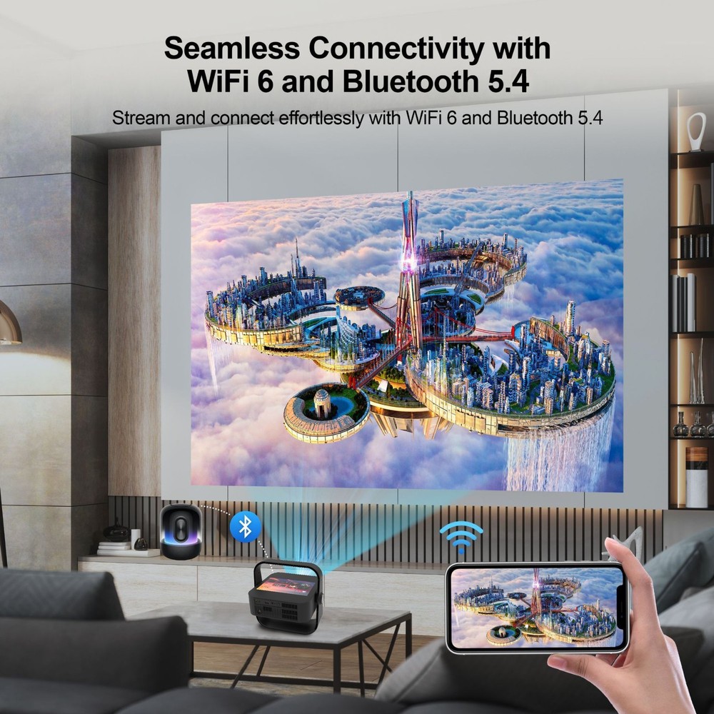 1080p Dual Screen Projector