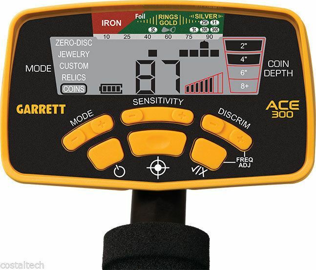 Garrett ACE 300 Metal Detector with PRO POINTER II Pinpointer