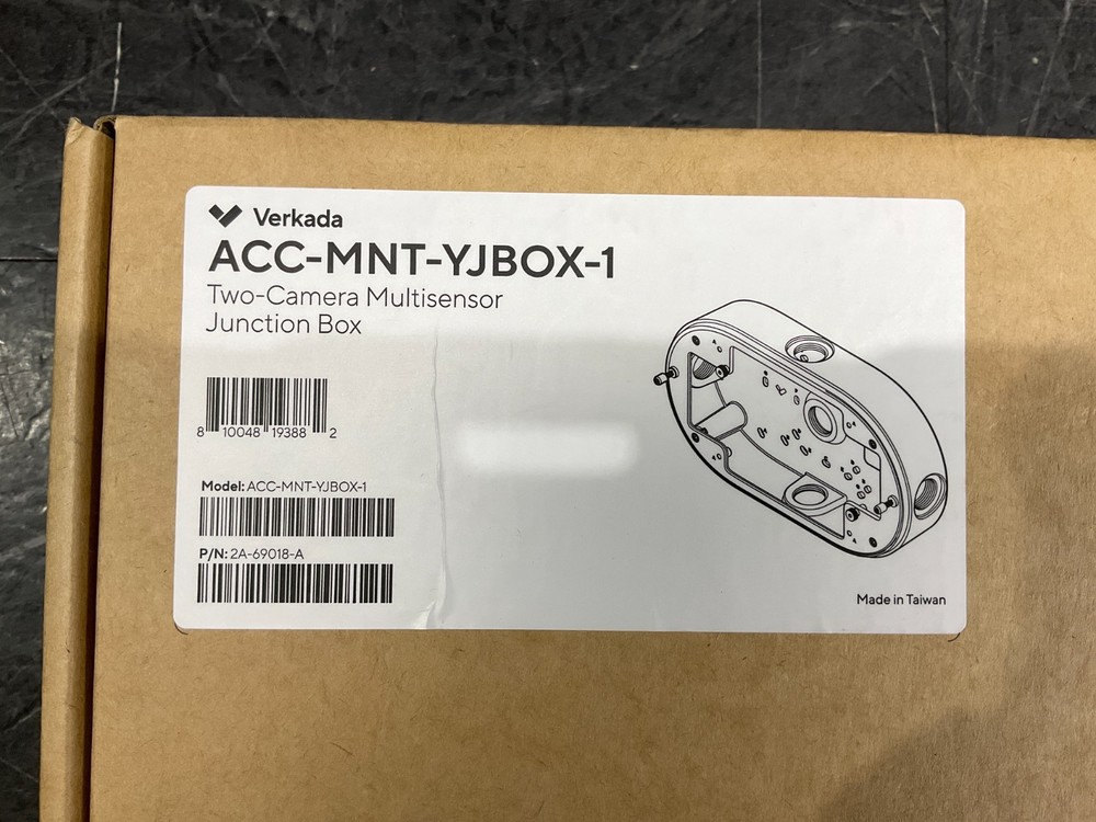 Verkada Two-Camera Multisensor Junction Box Mount ACC-MNT-YJBOX-1