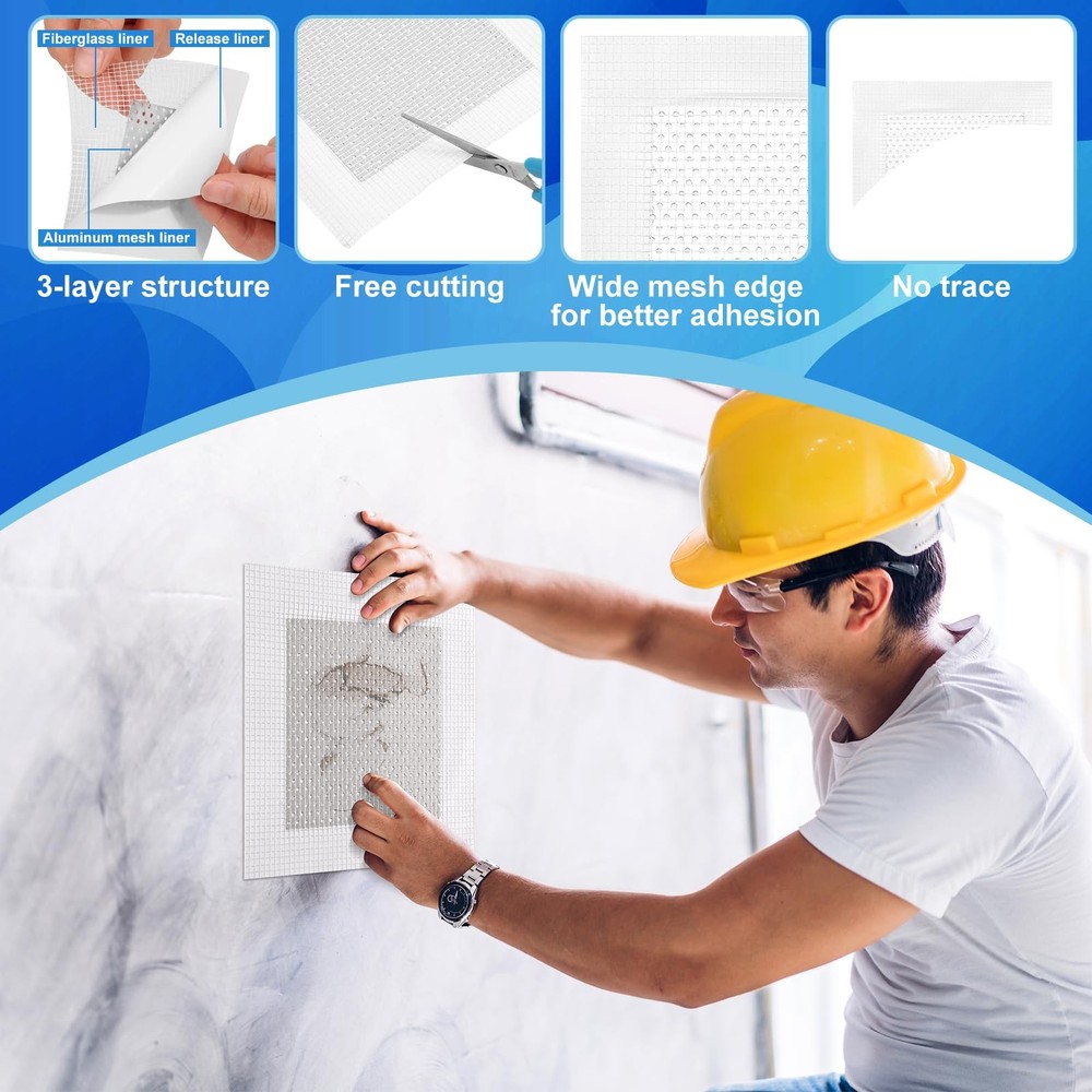 Drywall Repair Kit, Patch 8.8OZ White Wall Putty Kit