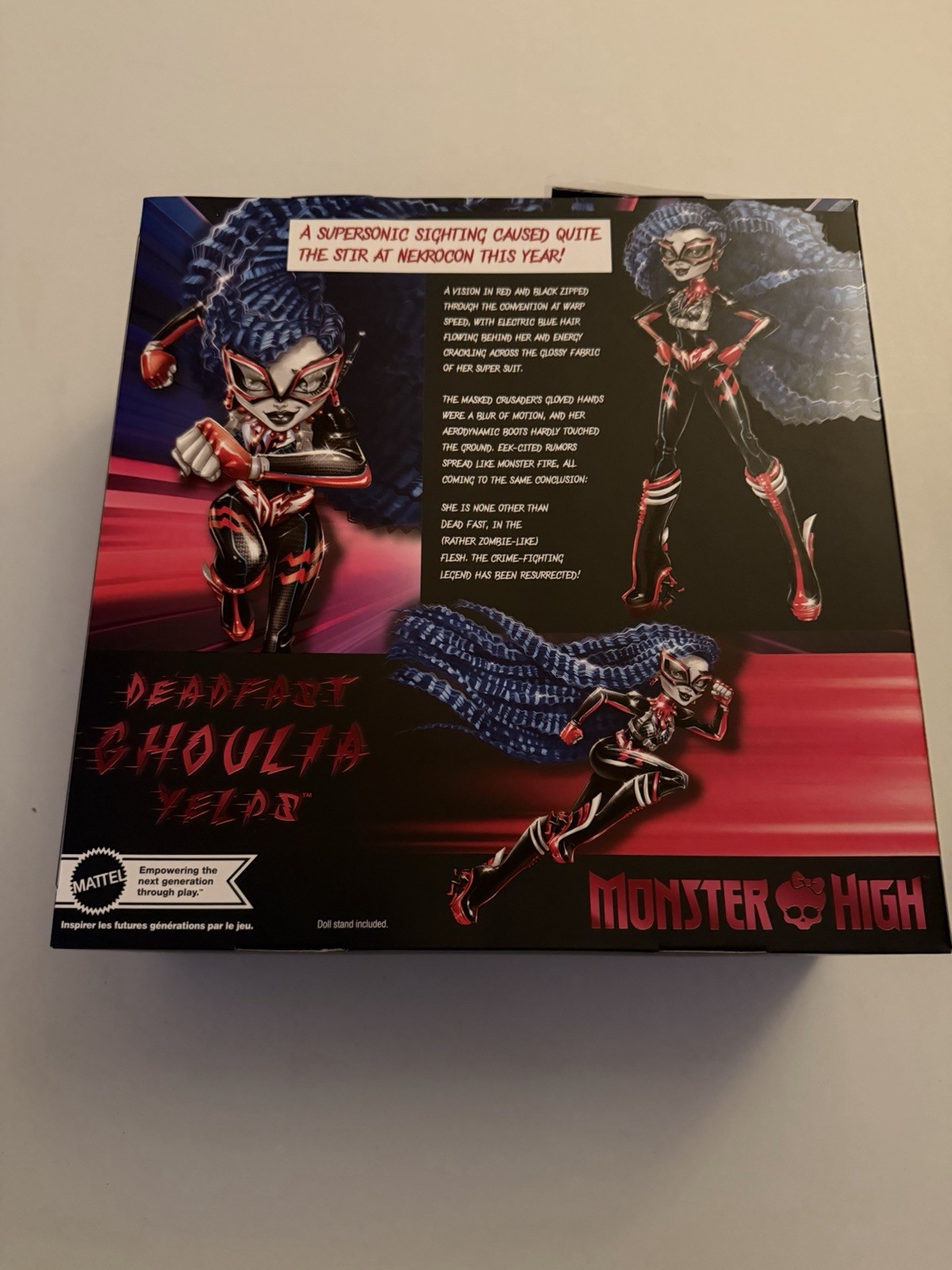 Monster High Deadfast Ghoulia Yelps SDCC 2024 BRAND NEW Mattel HRP95