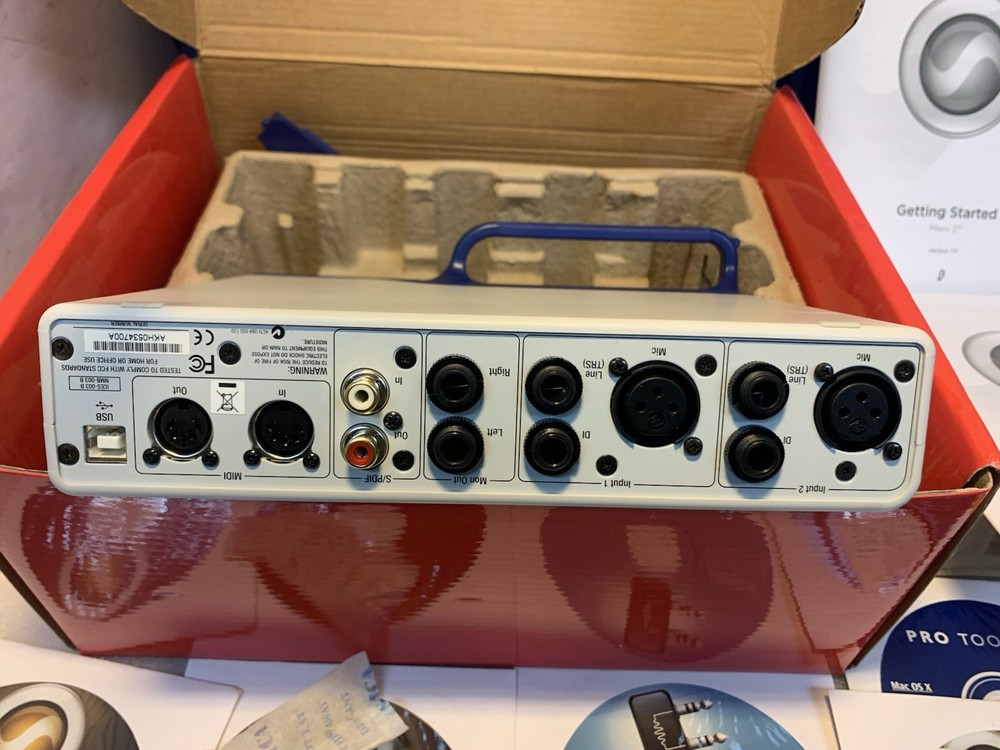 Digidesign Mbox 2 USB Audio Interface Pro Tools Boxed