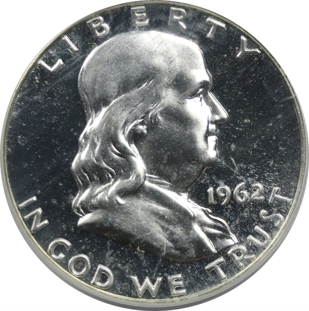 1962 50C PCGS Proof PR 65 Franklin Half Dollar