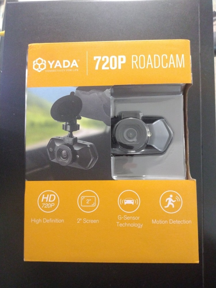 YADA 720P Roadcam. 2" Screen, G-Sensor Technology, Motion Detection