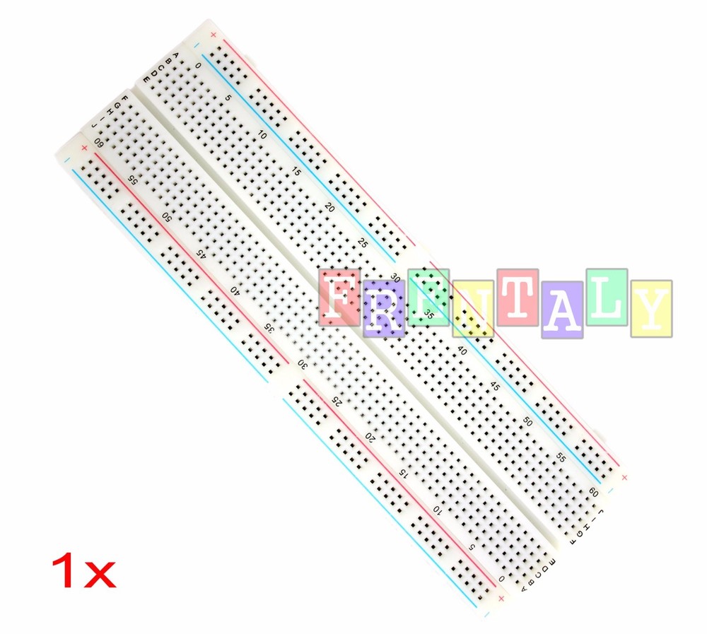 3X Test Hook & MB-102 830 Point Prototype PCB Solderless Breadboard Protoboard