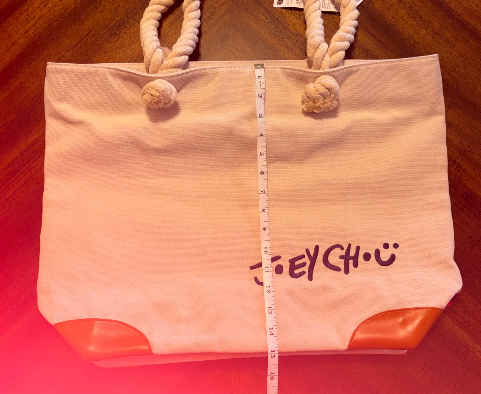 NEW Disney Cruise Line Joey Chou Tote Bag Blue Sorcerer Mickey Dumbo Tangled