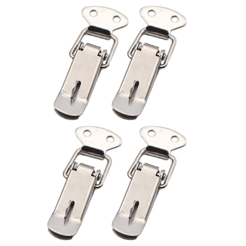 4PCS Case Box Latch Catch Stainless Steel Spring Loaded for Toggle Mount