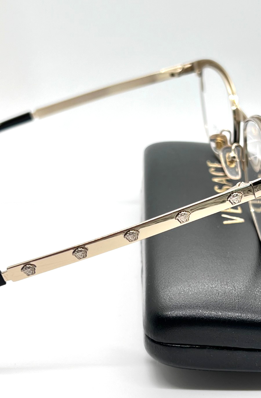 VERSACE 1251 1252 Women Eyeglasses 53-16-140 Pale Gold 100% Authentic