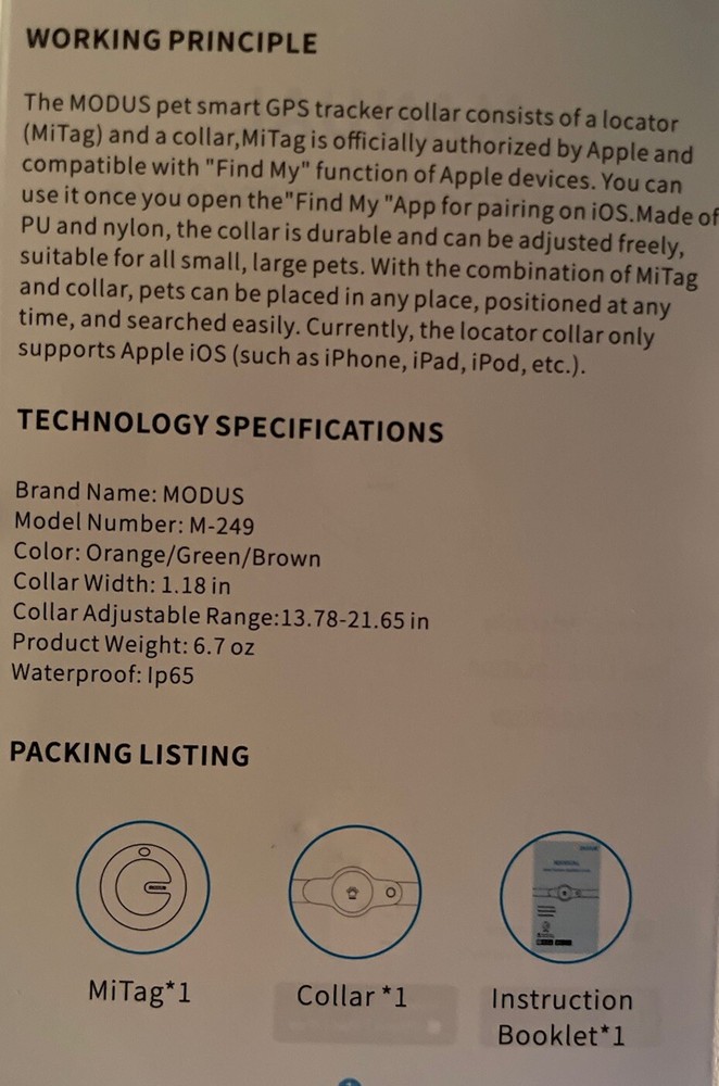 Smart Pet GPS Tracker Collar
