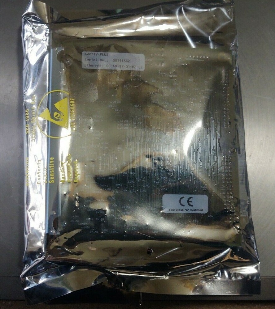 XCD XJetIV-Plus Network Printer Interface for Ethernet BNC Coax Serial 125-0116