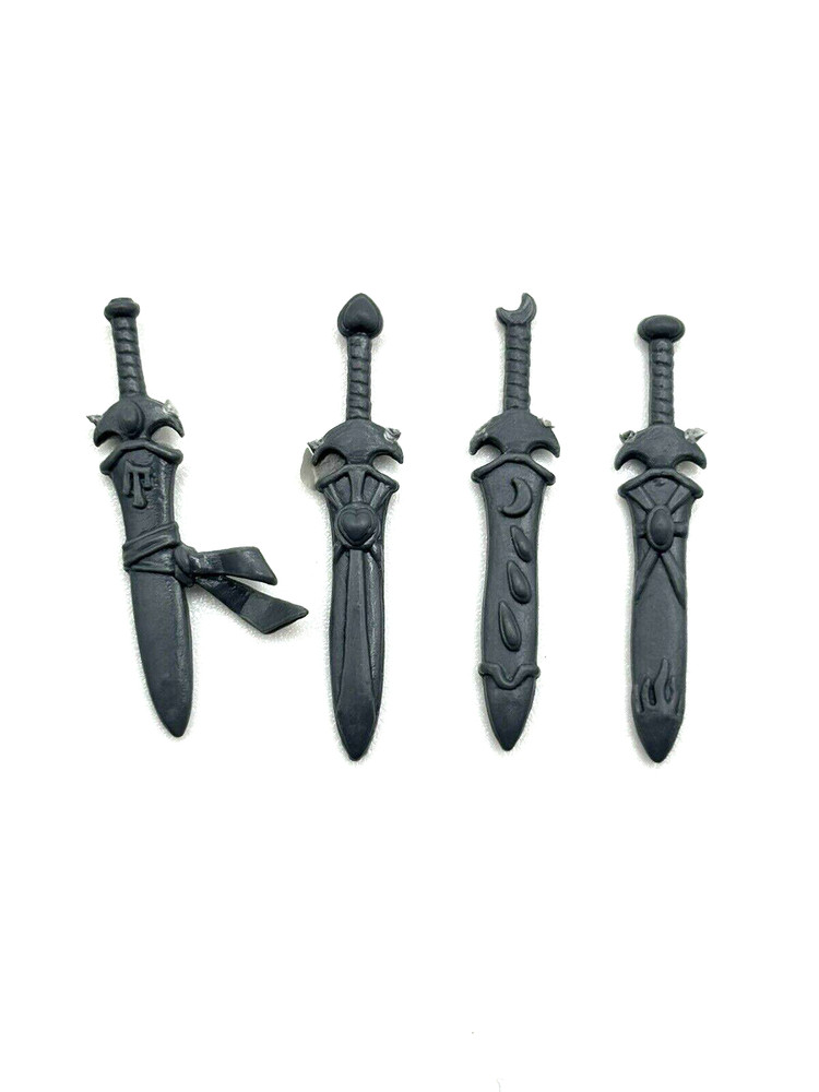 Warhammer High Elf Silver Helms Sword Bits x4