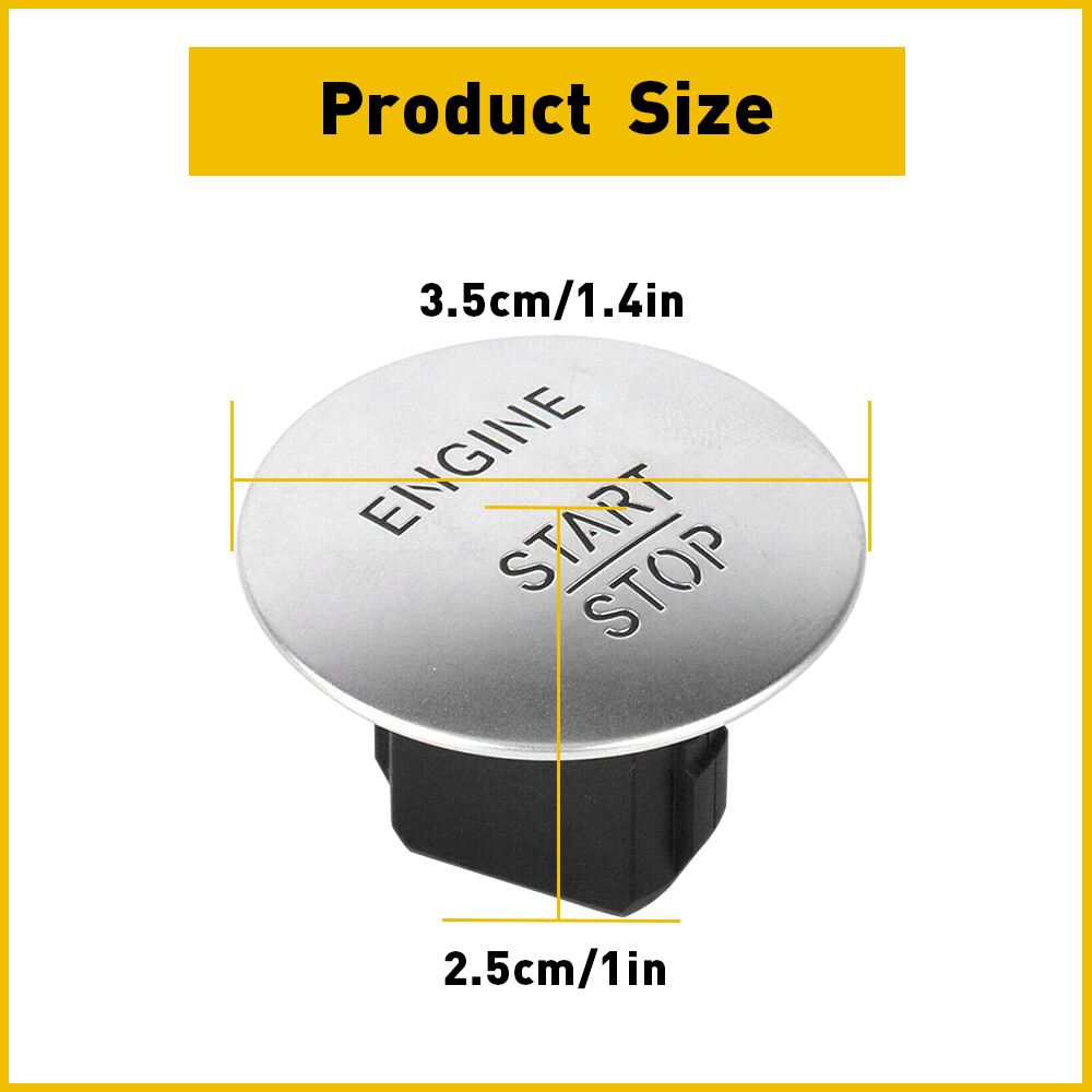 Push To Start Fits Button Benz Mercedes Keyless Go Engine Start Stop Push Button