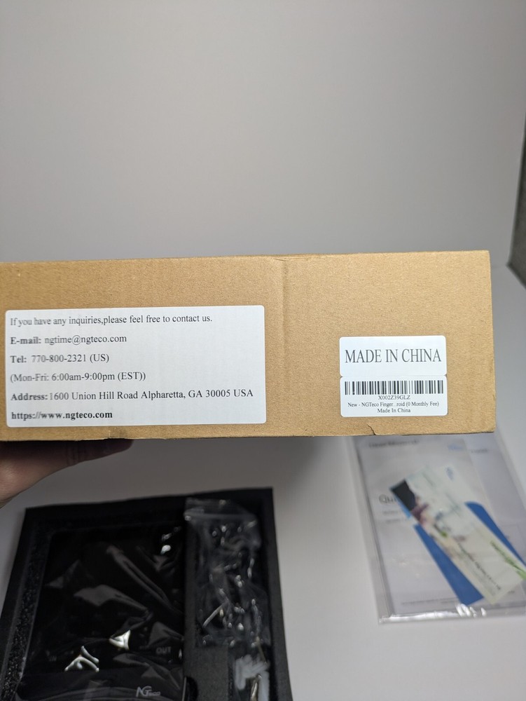 NGTeco W2 Time Clock In and Out Machine Automatic For Employees New (OpenBox)