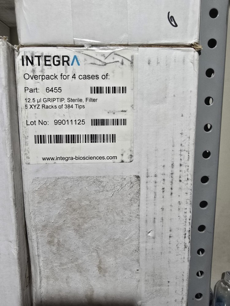 Integra 12.5 µl Griptip, Steril Filter, 5racks/384 tips pk/4