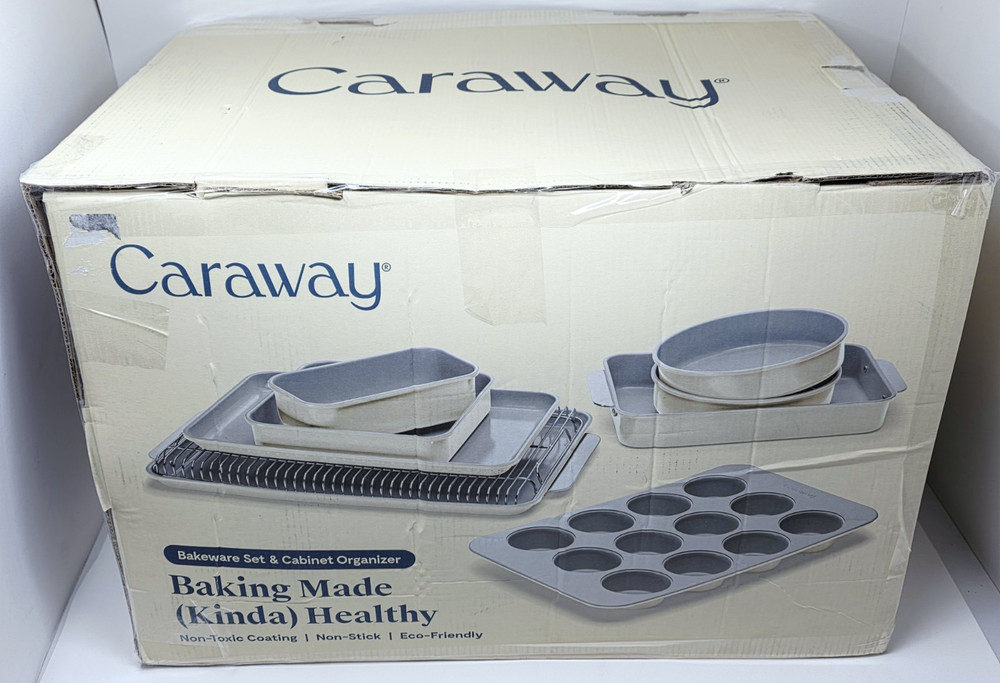 Caraway Non-Stick Ceramic Complete Bakeware Set - Cream