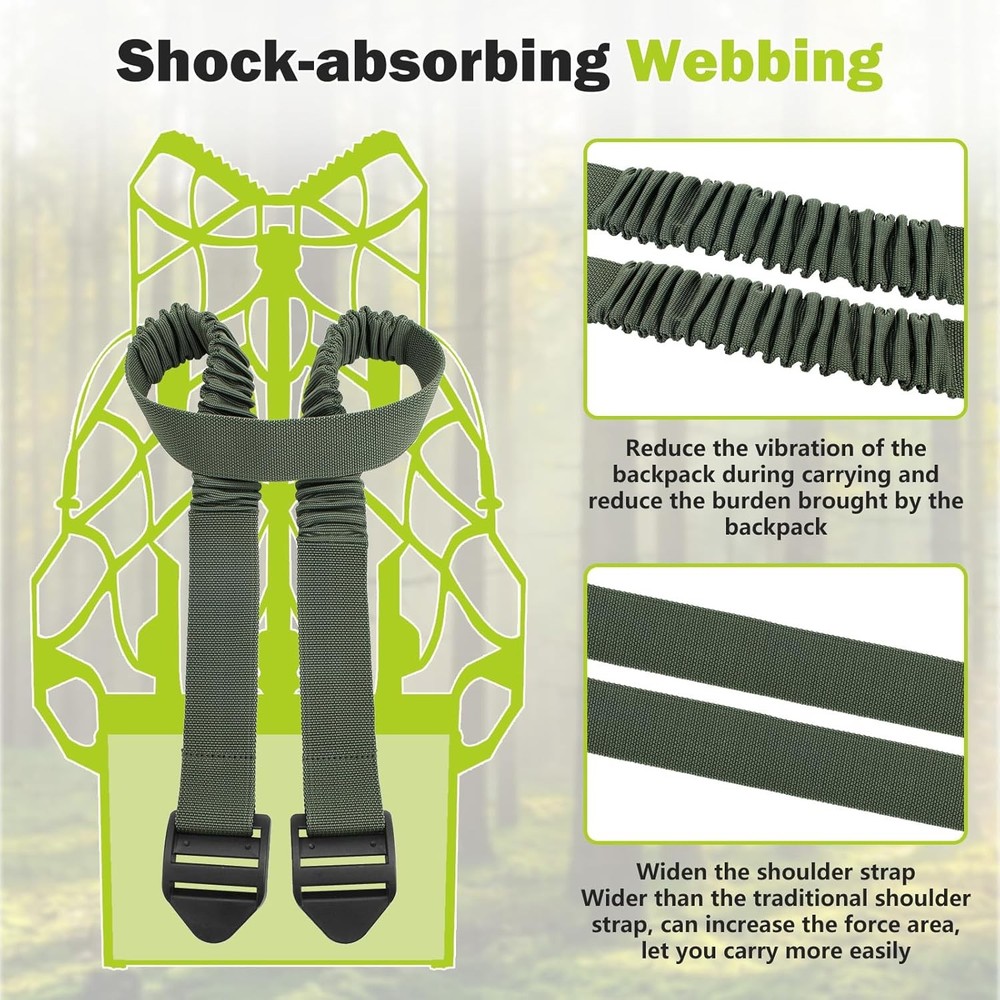 Shoulder & Tether Straps for Summit Treestands, Universal Climbing Stand...