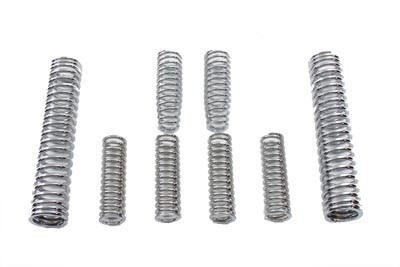 V-Twin 13-0549 Fork Spring Set Chrome