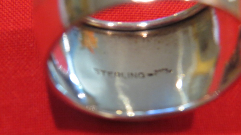 Sterling Silver Webster Napkin Ring no monogram