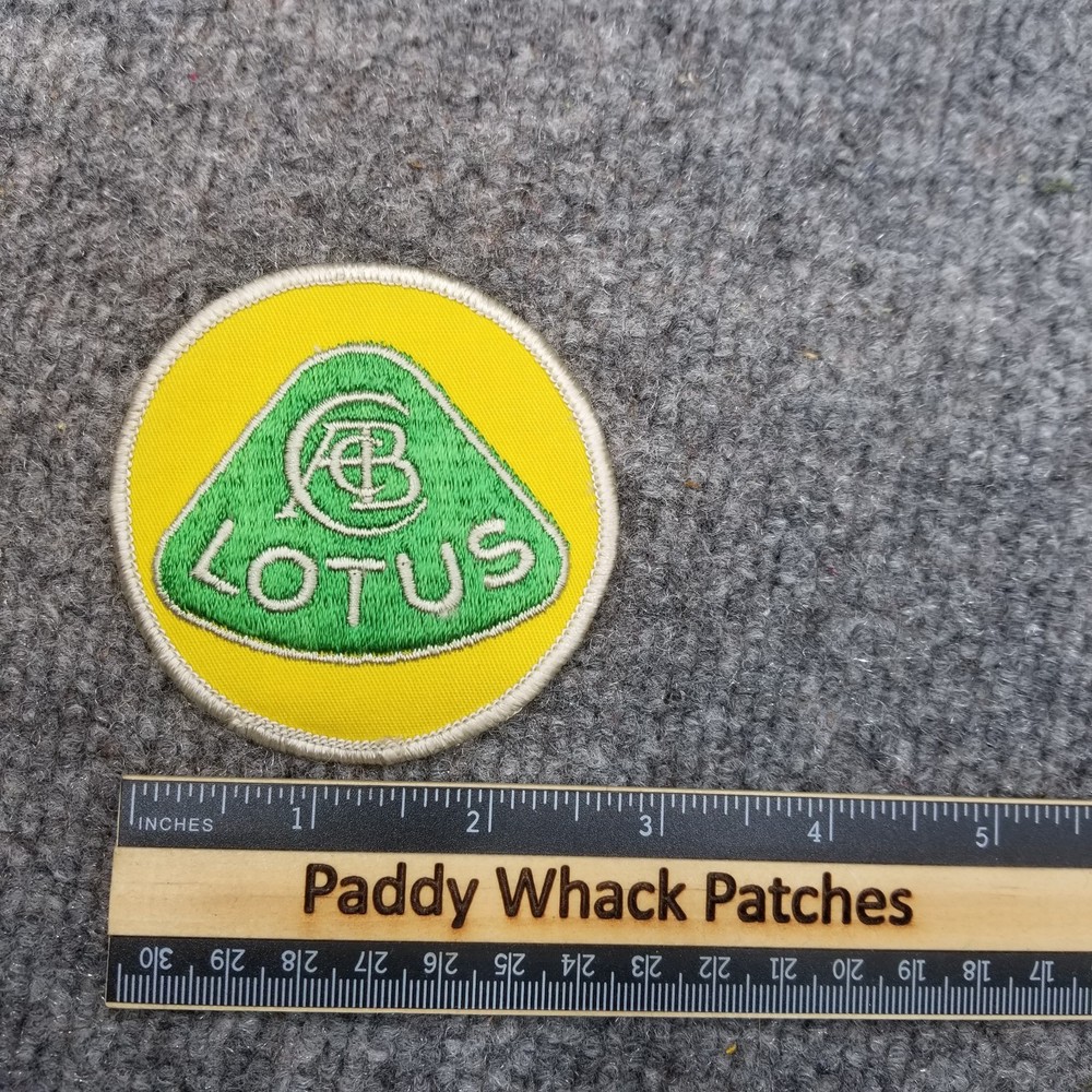 Vintage Lotus Patch Car Auto 80s AC4