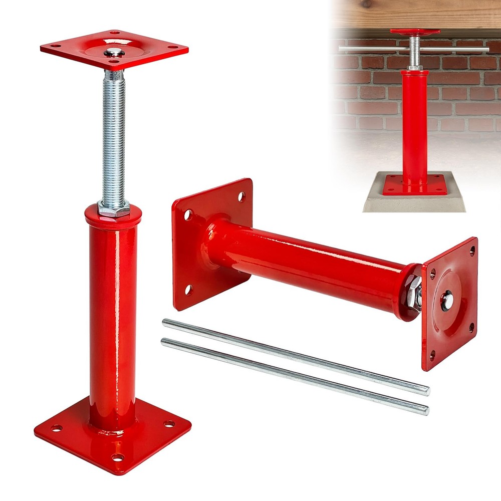 2 Pack Adjustable Jack Post, 11"-16" Stabilizing Jacks for RV & Trailer, Temp...