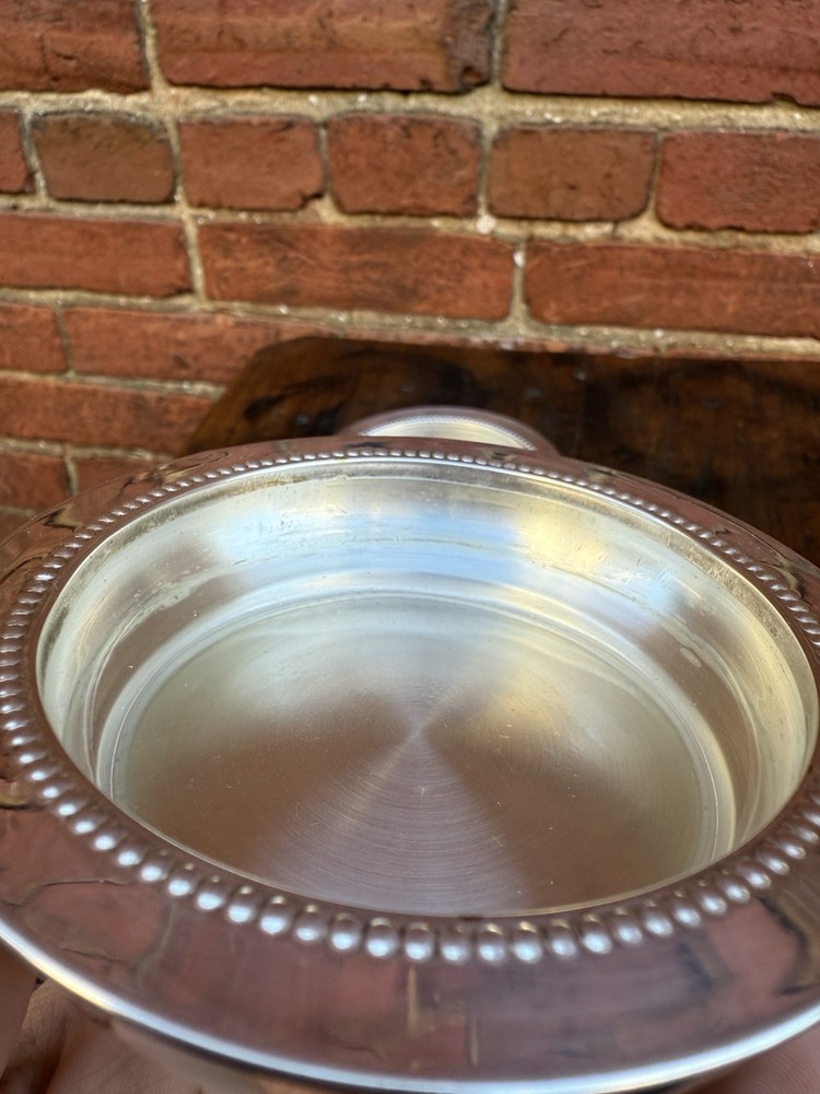 W & S Blackington Silver Plate Candle Holders or Coasters Set of 2 4 Inch