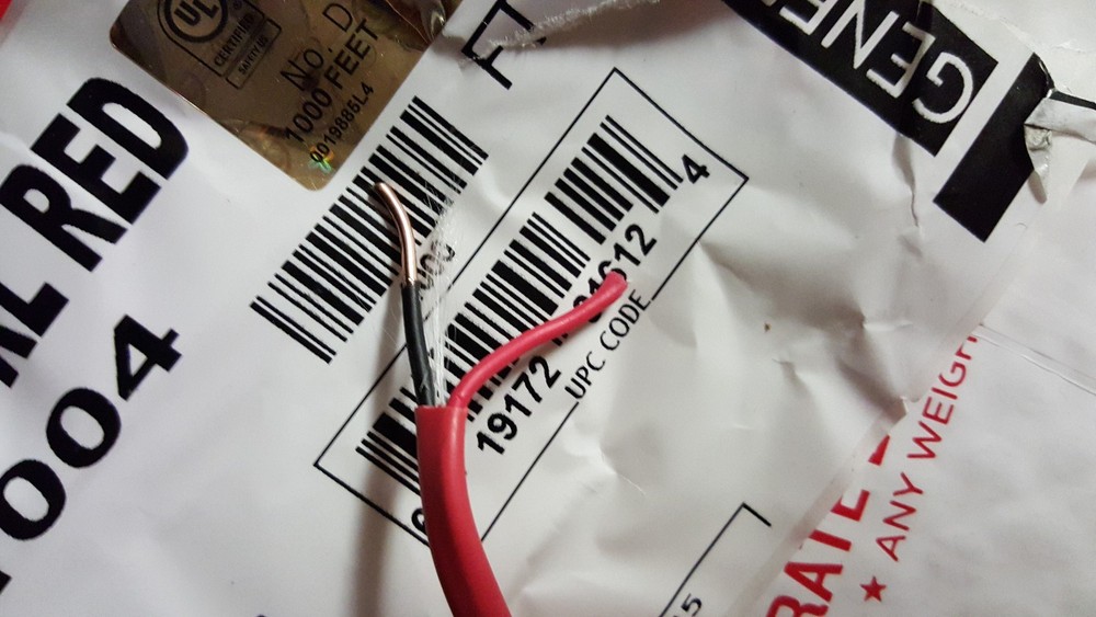 Southwire Genesis 4113 14/2C Solid Fire Alarm/Communication Cable Red /100ft