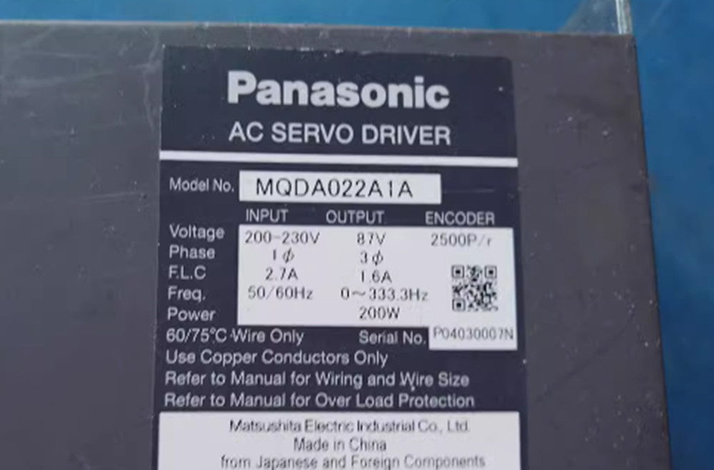 Used & Tested PANASONIC MQDA022A1A AC Servo Drive