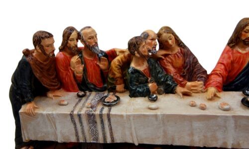 Ebros Da Vinci The Last Supper Of Jesus and Disciples Holy Communion Figurine