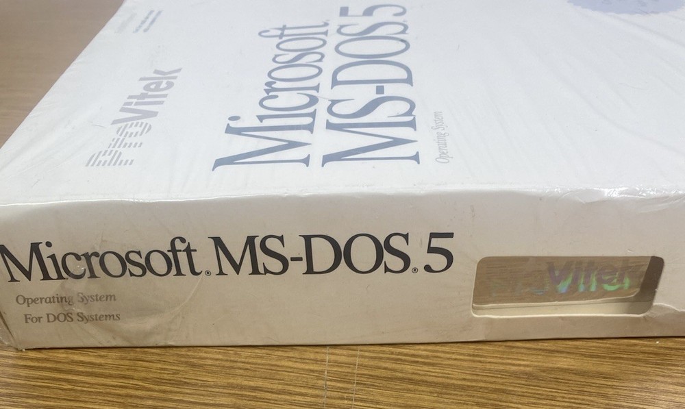 VTG Provided Microsoft MS-DOS.5 For DOS Operating Systems-New Sealed
