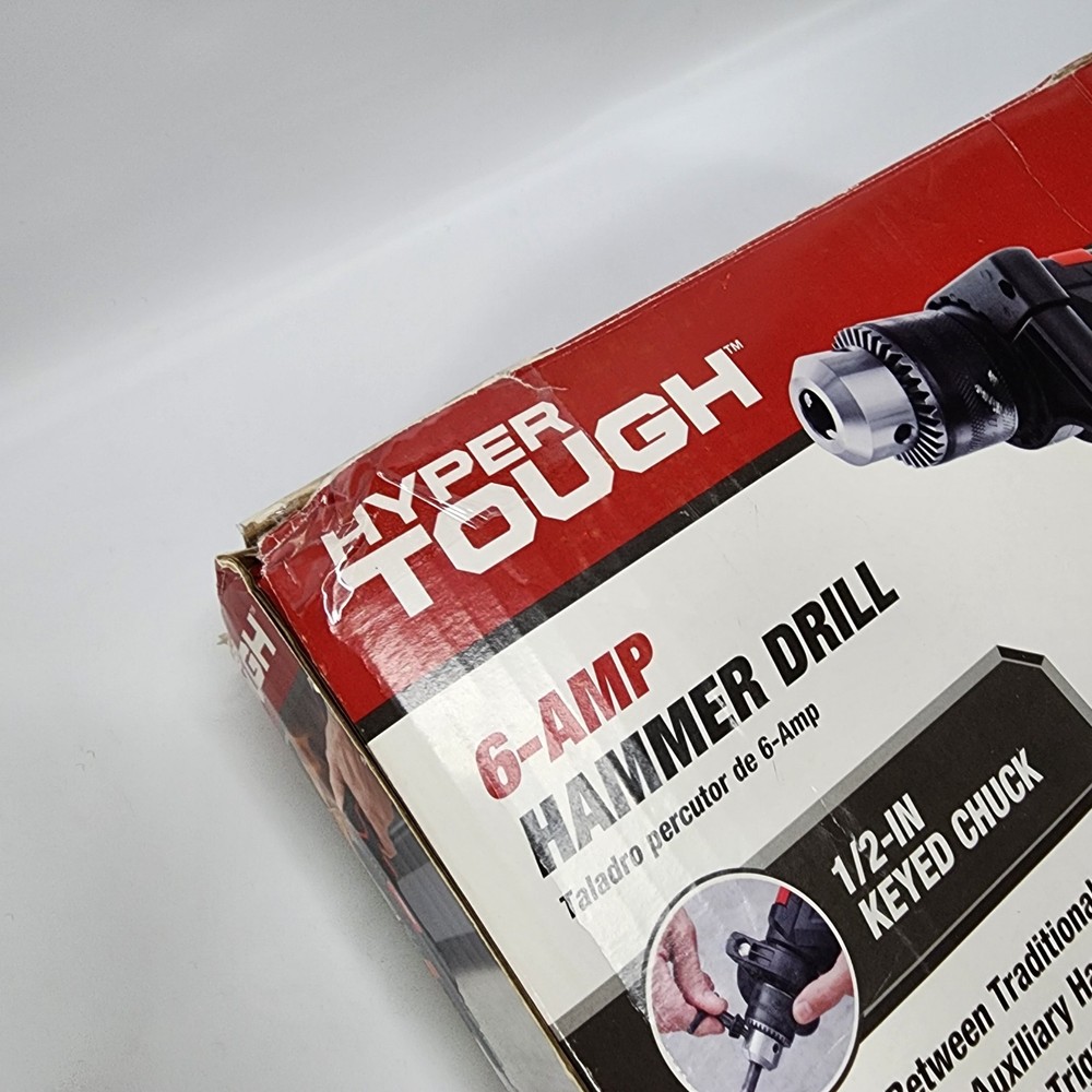 Hyper Tough 6-Amp Hammer Drill Variable Speeds