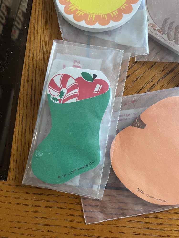 Vintage Shapes Etc. Shaped Notepad - Assorted Lot