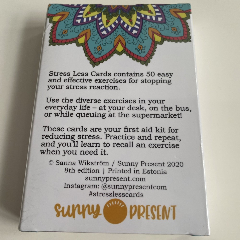 Stress Less Cards 50 Card Deck