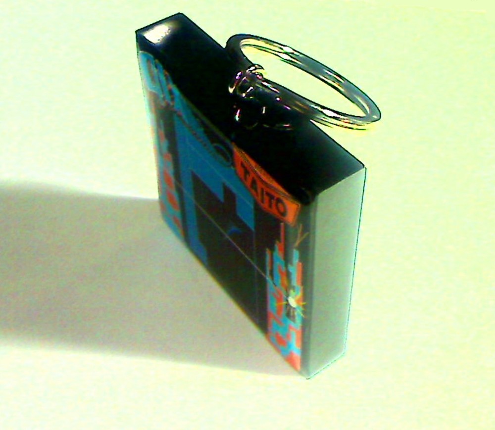 QIX Arcade Coin Door accessory Keychain