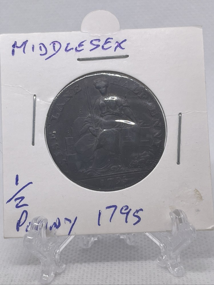 1795 Middlesex Sise Lane Halfpenny Token