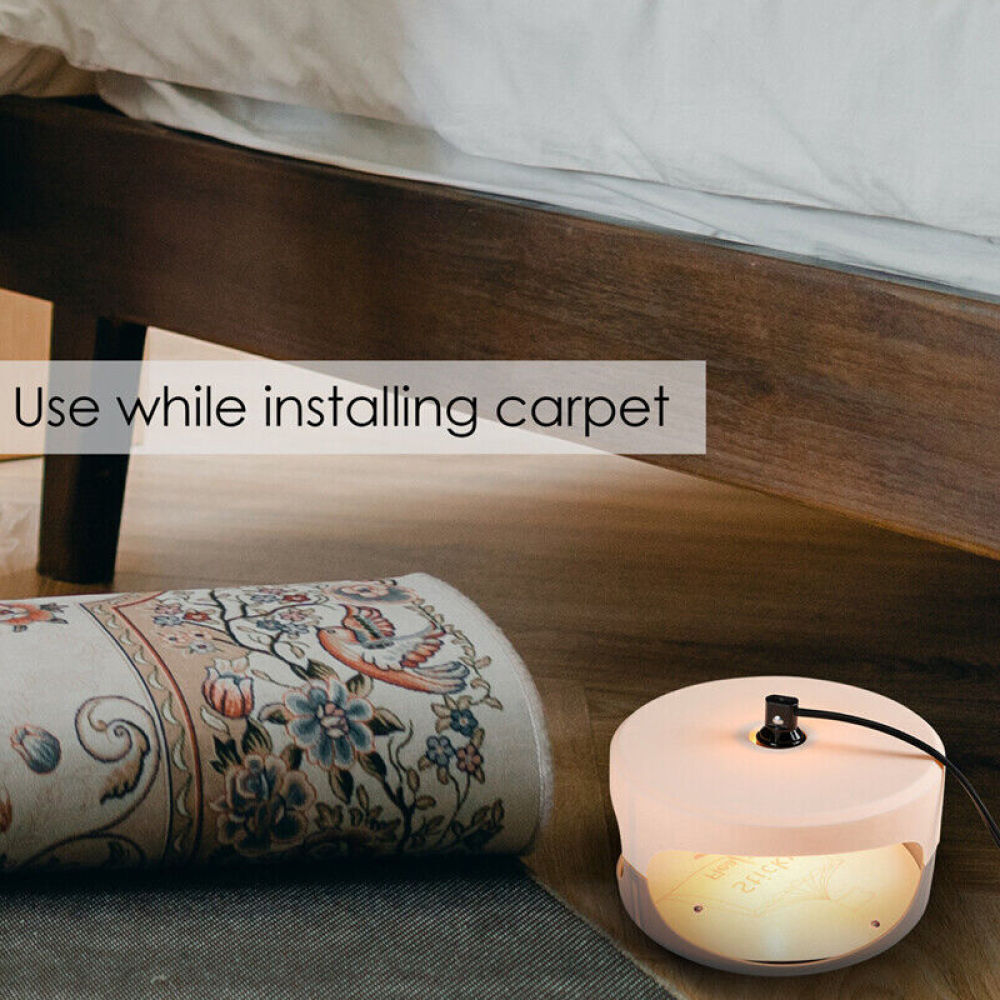 2 Pack Flea Traps with Sticky Disc Bulbs Flea Traps for Inside Your Home Safe