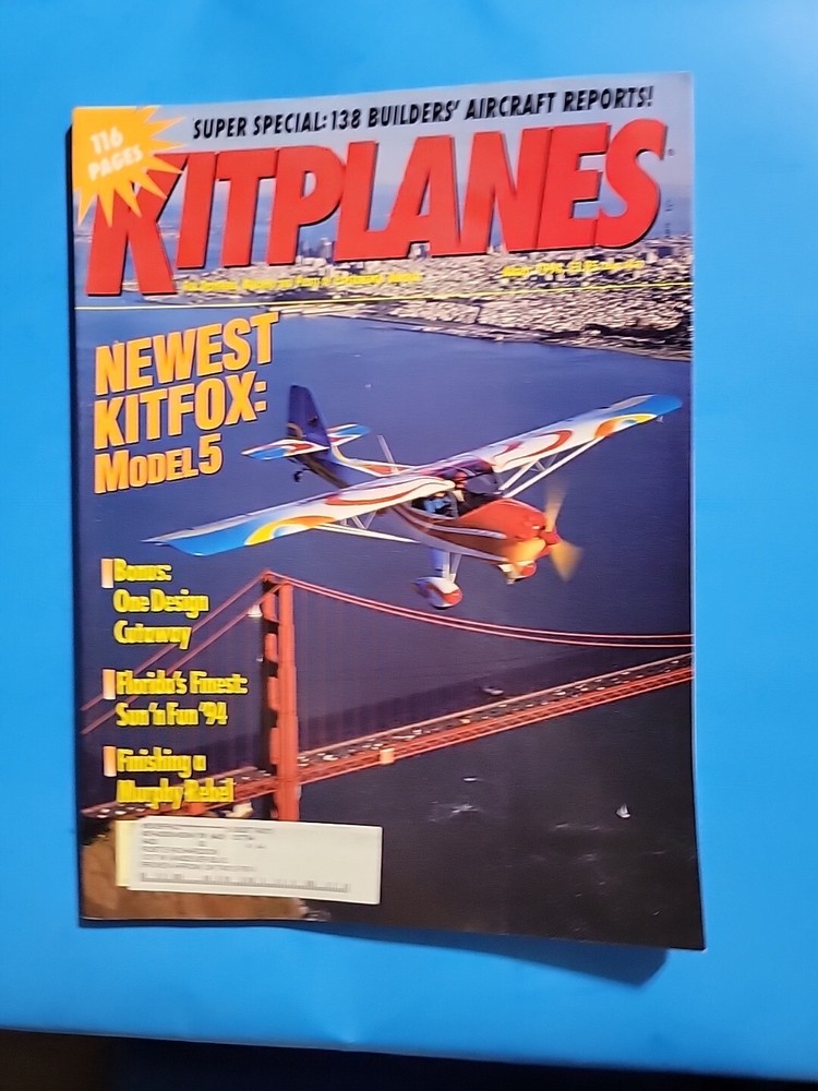 Kitplanes Magazine August 1994