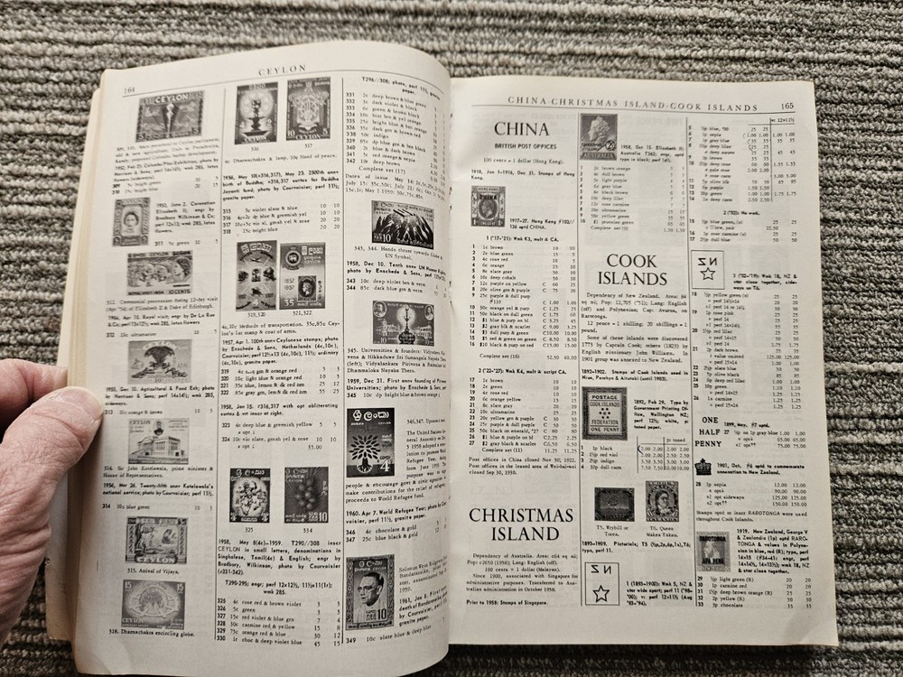Minkus British Commonwealth 1962 Stamp Catalog