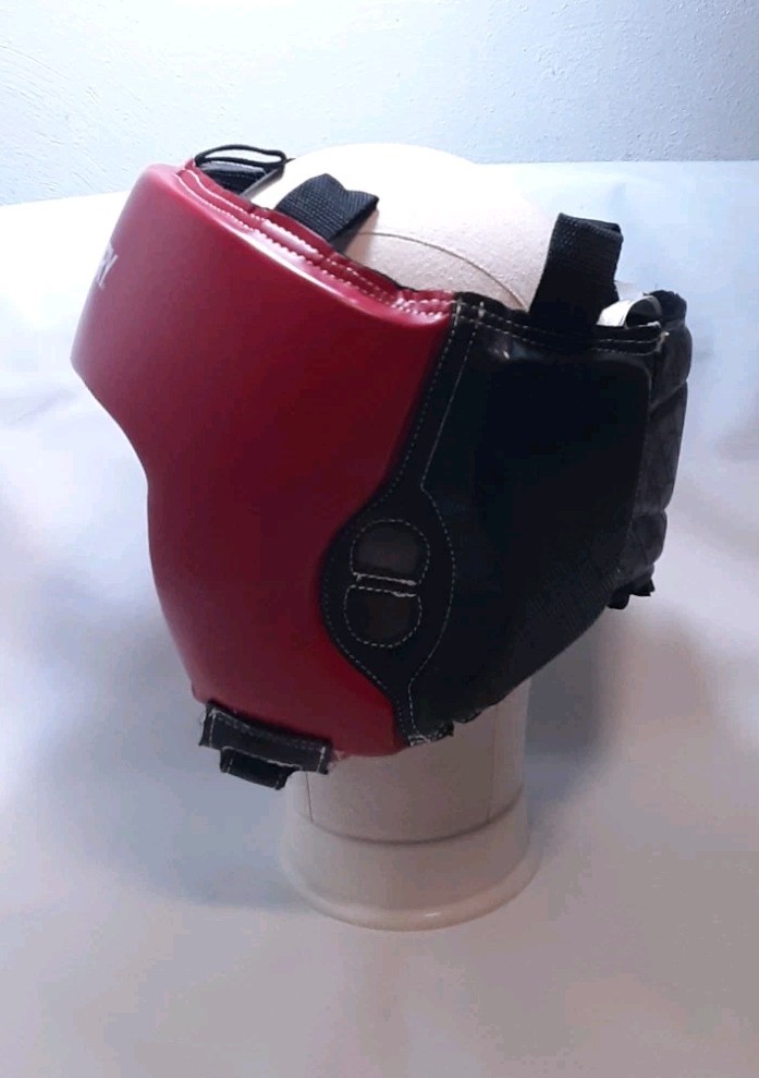 Century Brave Open-Faced Headgear Advanced Foam Core, (Red) Size S/M