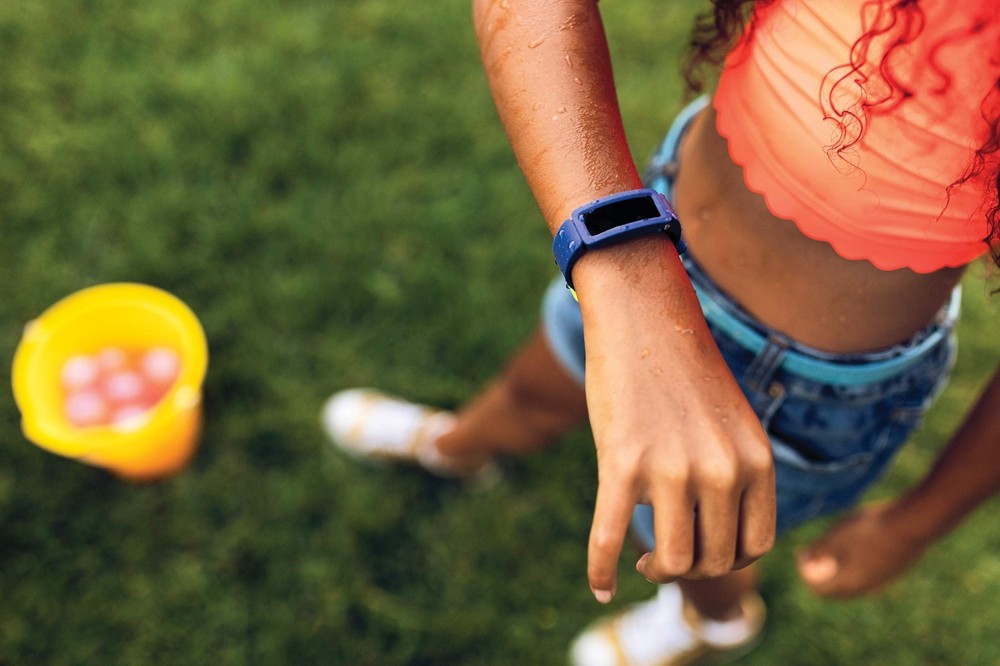 Fitbit Ace 2 Activity Tracker for Kids, 1 Count, Blue Yellow