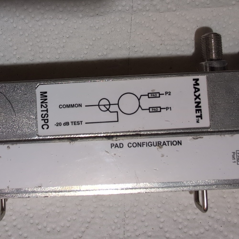 PCI / ATX Networks Maxnet MN2TSPC Splitter HFC used working.