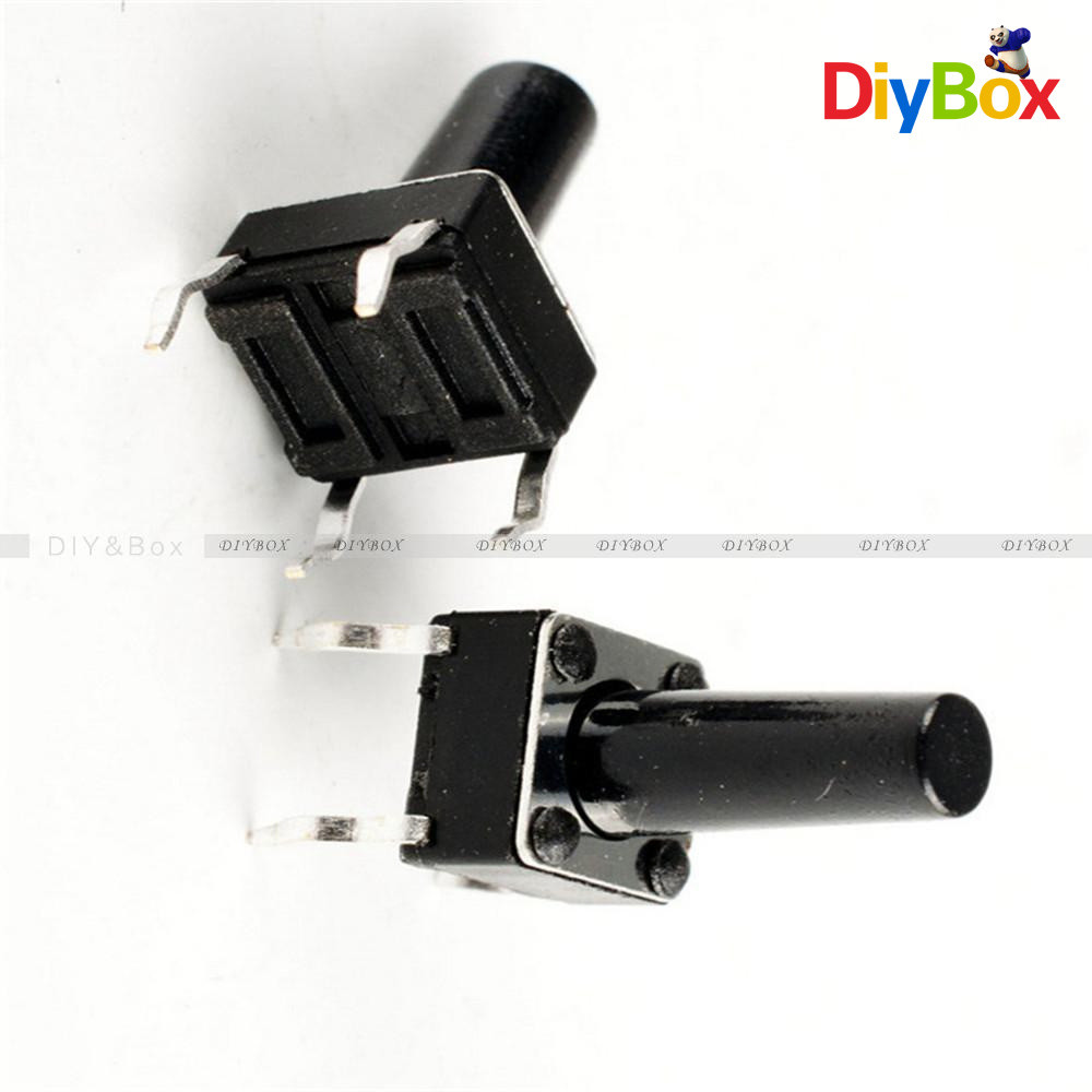 100PCS 6x6 3.1mm-13mm SPST Mini Micro Momentary Tactile Push PCB Button Switch