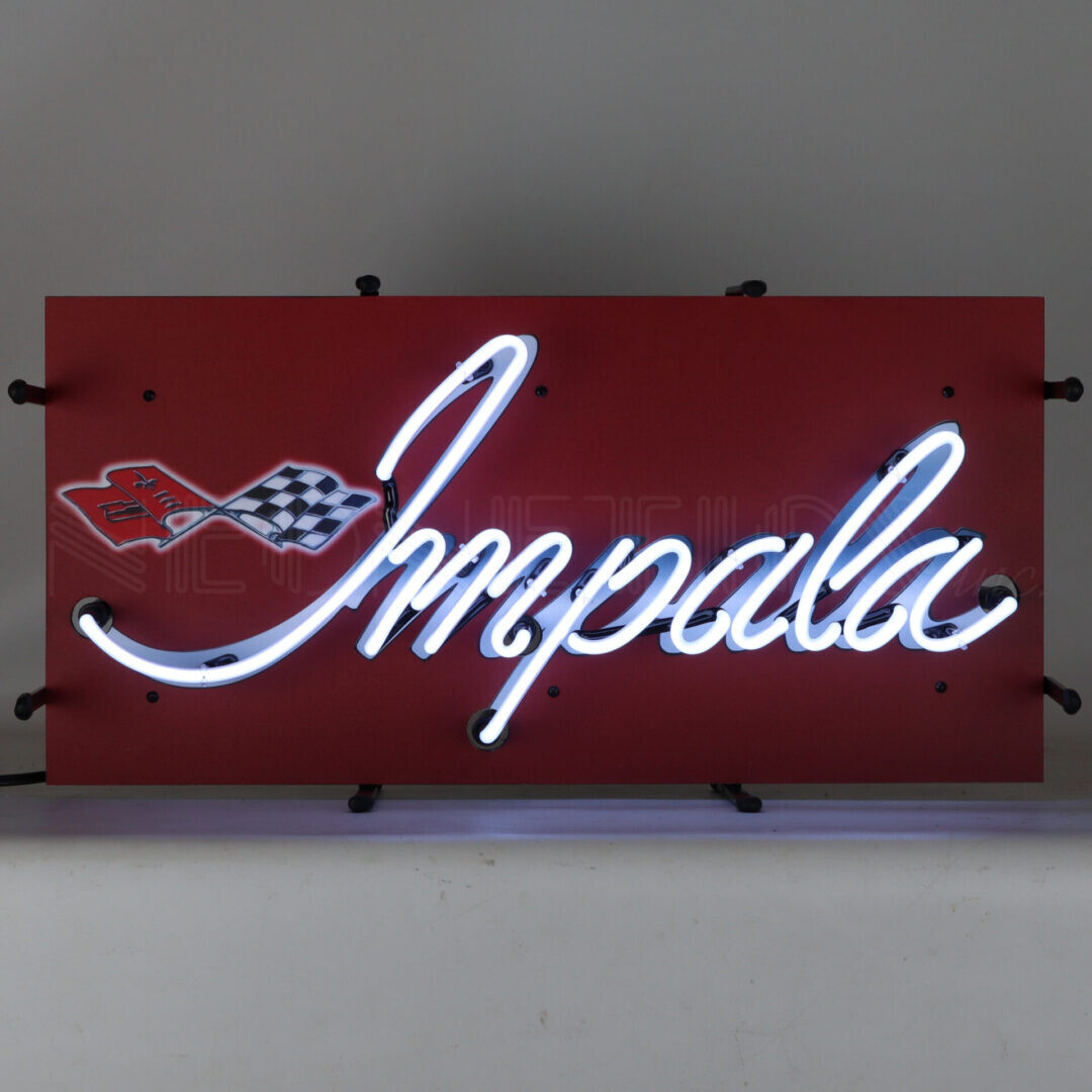 Chevy Impala Junior Neon Sign With Backing 23"  5SMLIM * Free USA Shipping!