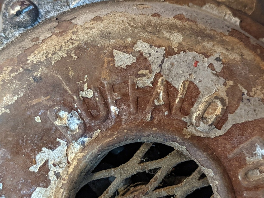 Vintage BUFFALO FORGE CO. "BUFCO" Blacksmith Forge Blower